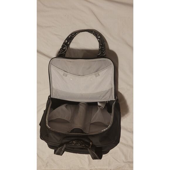 Kensington Contour balance notebook roller bag w retractable handle Onyx black - Picture 12 of 16